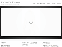 Tablet Screenshot of katharinekimmel.com